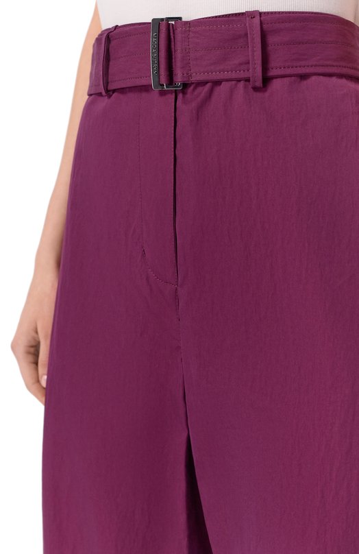 Хлопковые брюки Magda Butrym 390426 Фиолетовый  390426 Фото 5