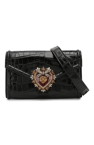 Поясная сумка devotion из кожи аллигатора DOLCE & GABBANA, арт. BB6706/B2DF0/AMIS, фото 5