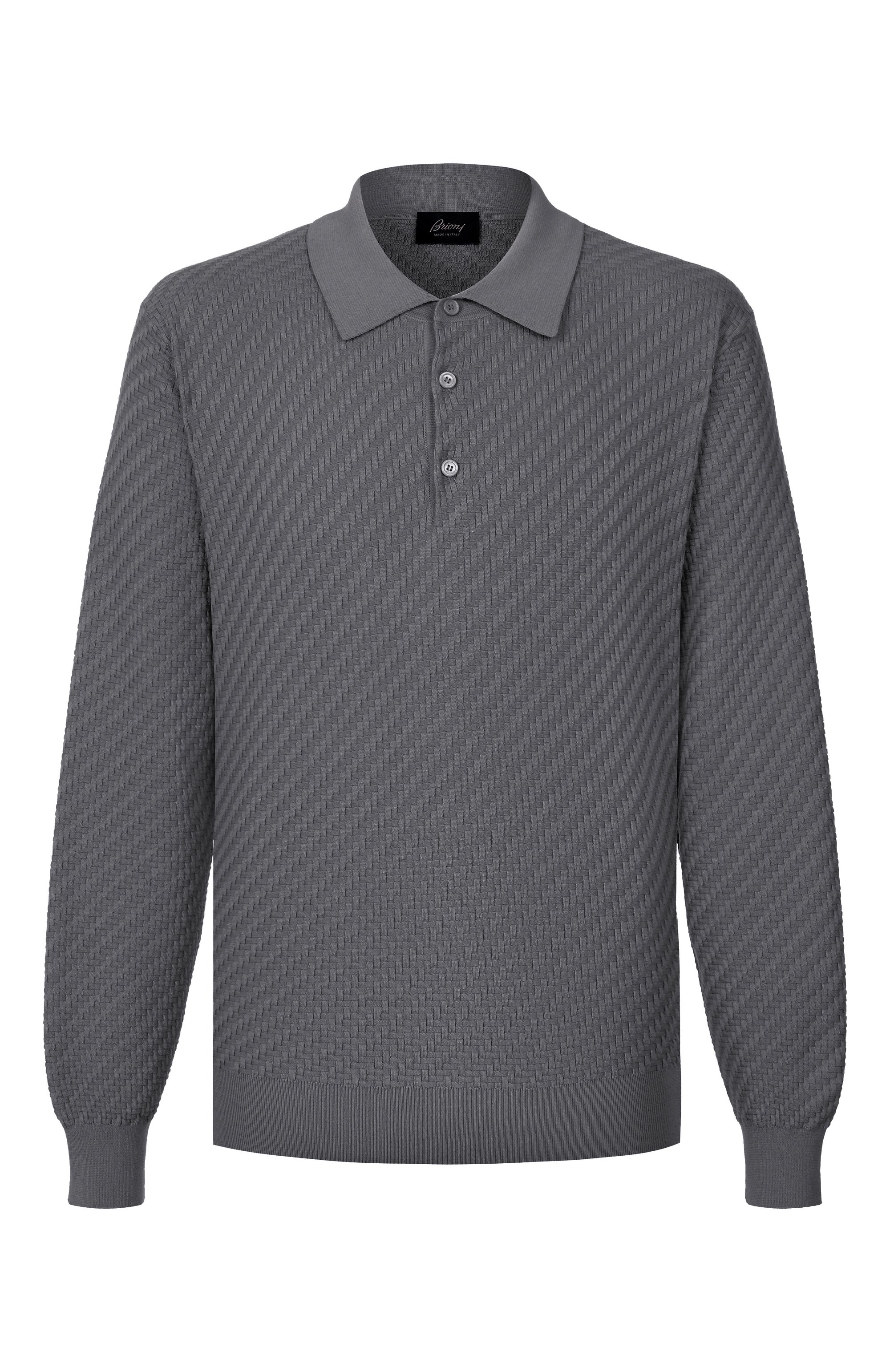 Поло из шелка и хлопка BRIONI, арт. UMR10L/PAK22, фото 1