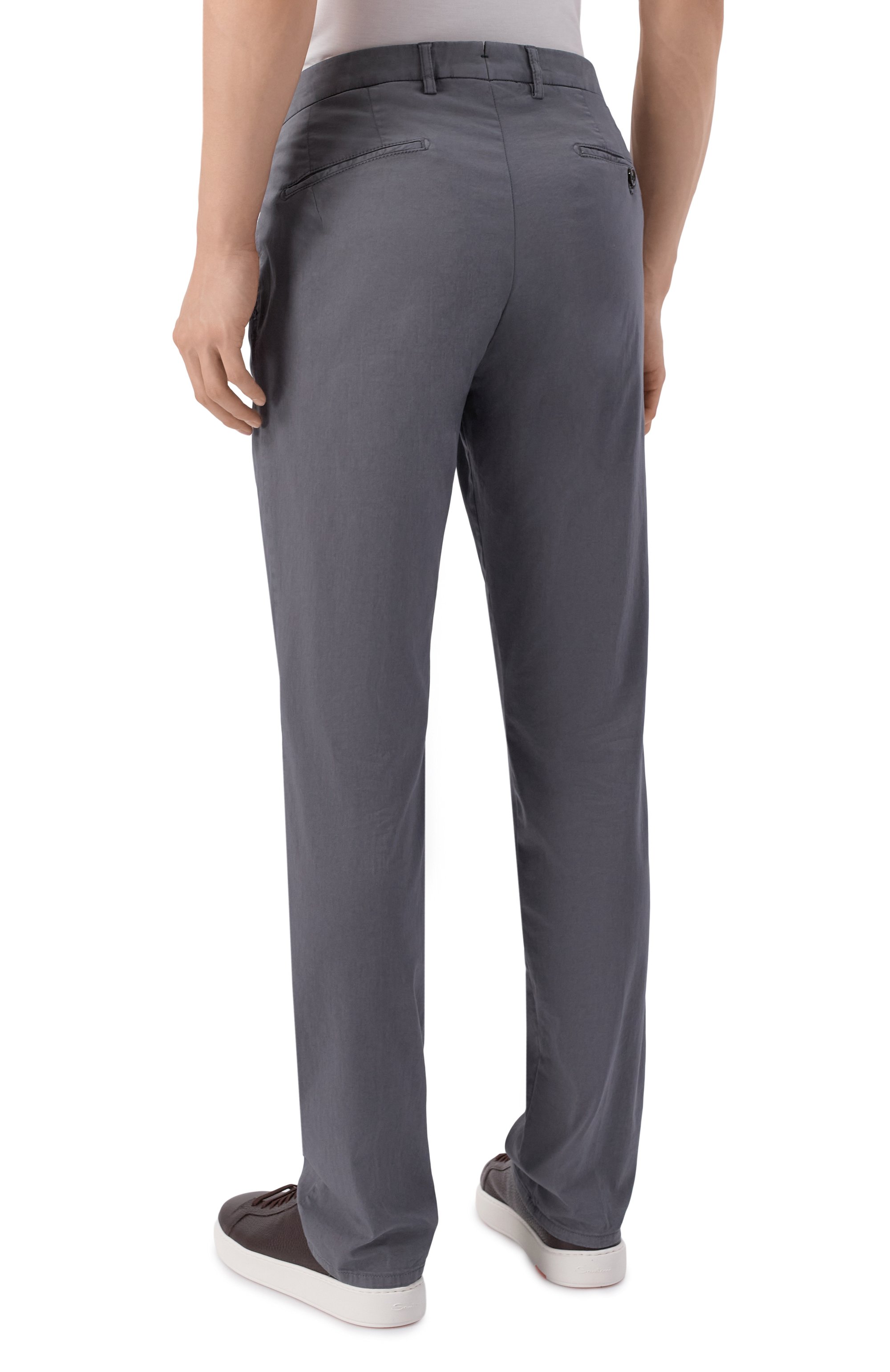 Брюки из хлопка и шелка BERWICH, арт. SC/1-GD/DV0955X, фото 4