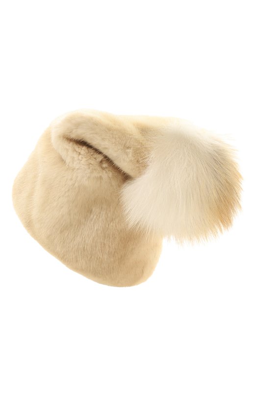 Шапка Нея из меха норки FurLand 0091900110139300078 Бежевый  0091900110139300078 Фото 3