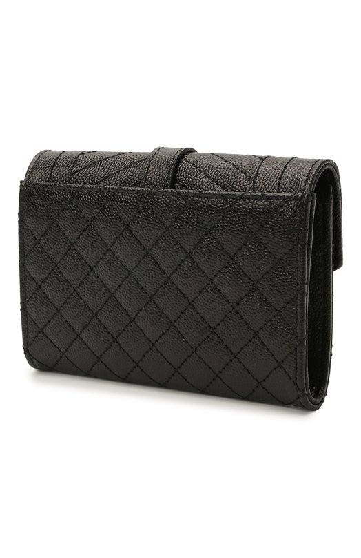 Кожаное портмоне Classic Saint Laurent 651026/B0W91 Чёрный  651026/B0W91 Фото 2