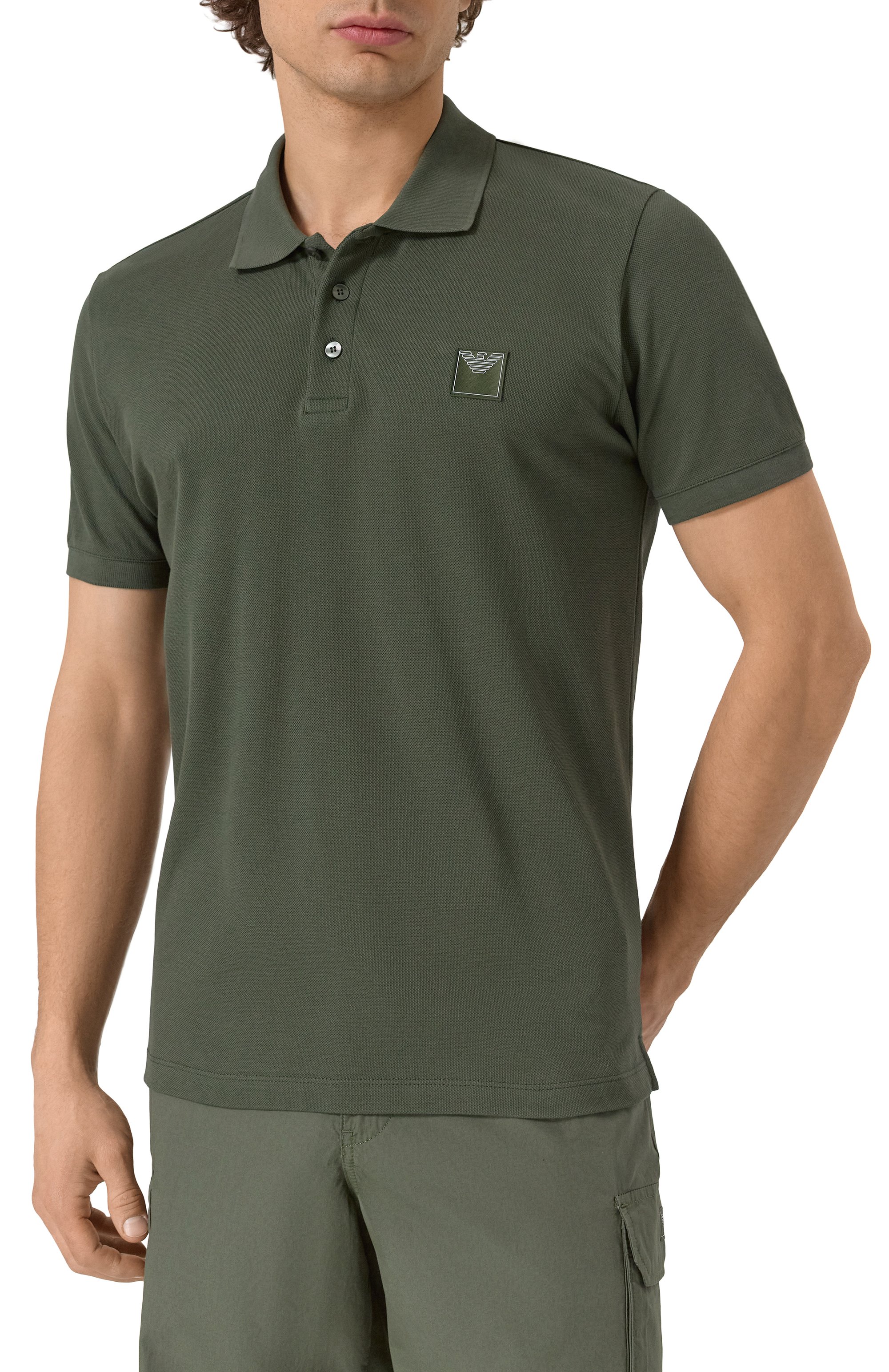 Хлопковое поло EMPORIO ARMANI, арт. EM000571/AF12336, фото 3