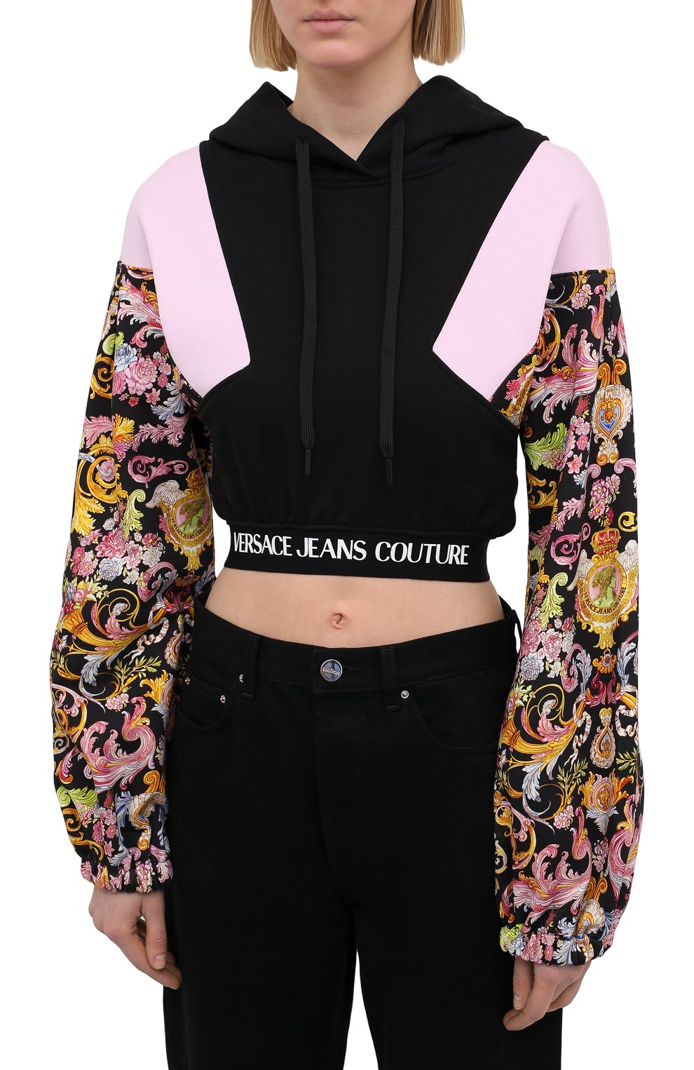 Хлопковое худи VERSACE JEANS COUTURE, арт. B6HWA767-WDP302/S0153, фото 3
