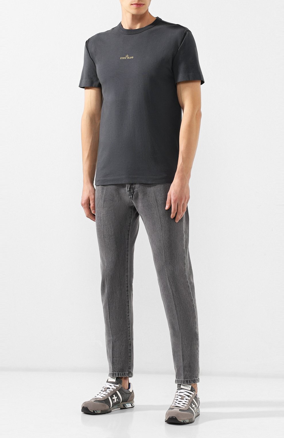 Хлопковая футболка STONE ISLAND, арт. 711523380, фото 2