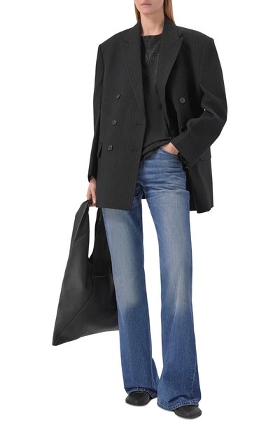 Хлопковая футболка MAISON MARGIELA темно-серого цвета по цене 69950 руб., арт. S51GC0555/S24607, фото 2 Хлопковая футболка MAISON MARGIELA, арт. S51GC0555/S24607, фото 2