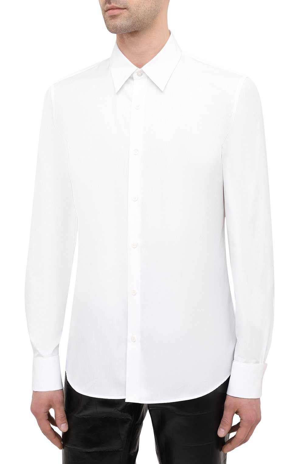 Хлопковая рубашка DRIES VAN NOTEN, арт. 211-20752-2166, фото 3