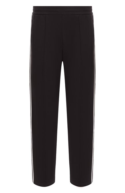 Мужские хлопковые брюки EMPORIO ARMANI черного цвета, арт. EM001111/AF13488 | Фото 1 (Автоматизация состава: Проставлено; Длина (брюки, джинсы): Стандартные; Материал внешний: Хлопок; Автоматизация ТО: Проставлено; Случай: Повседневный)