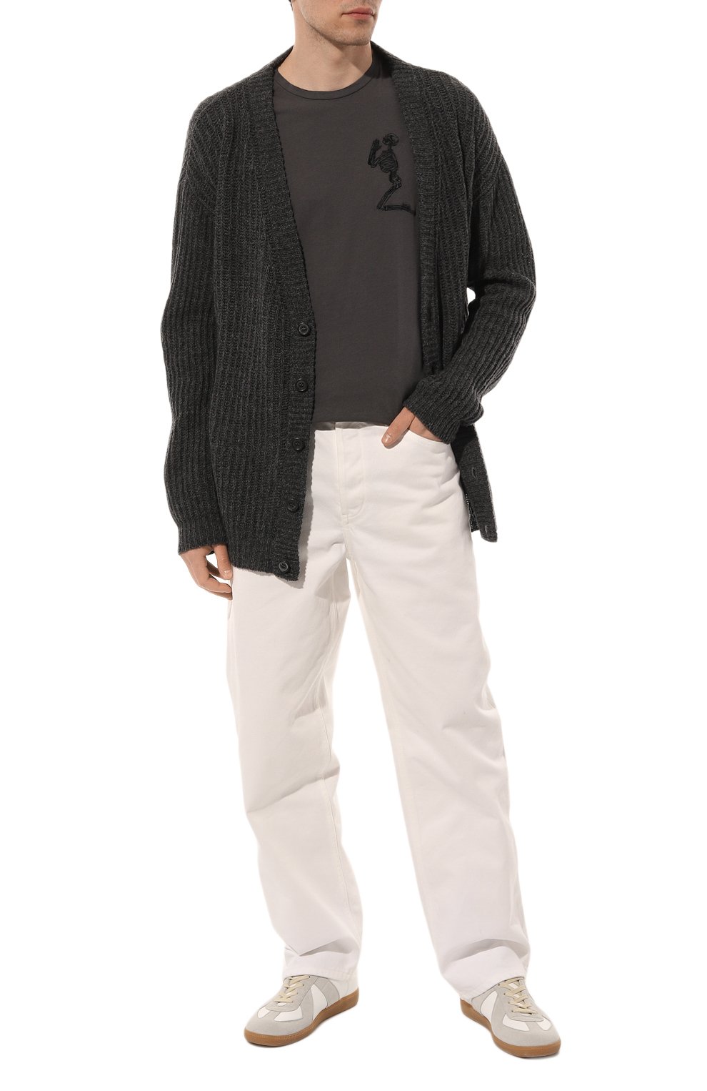 Хлопковая футболка RELIGION темно-серого цвета по цене 3755 руб., арт. MCOPYF30, фото 2 Хлопковая футболка RELIGION, арт. MCOPYF30, фото 2