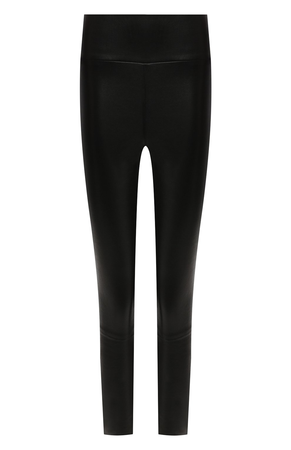Кожаные легинсы SPRWMN черного цвета по цене 121500 руб., арт. CAP-002-L/CAPRI LEGGING, фото 1 Кожаные легинсы SPRWMN, арт. CAP-002-L/CAPRI LEGGING, фото 1