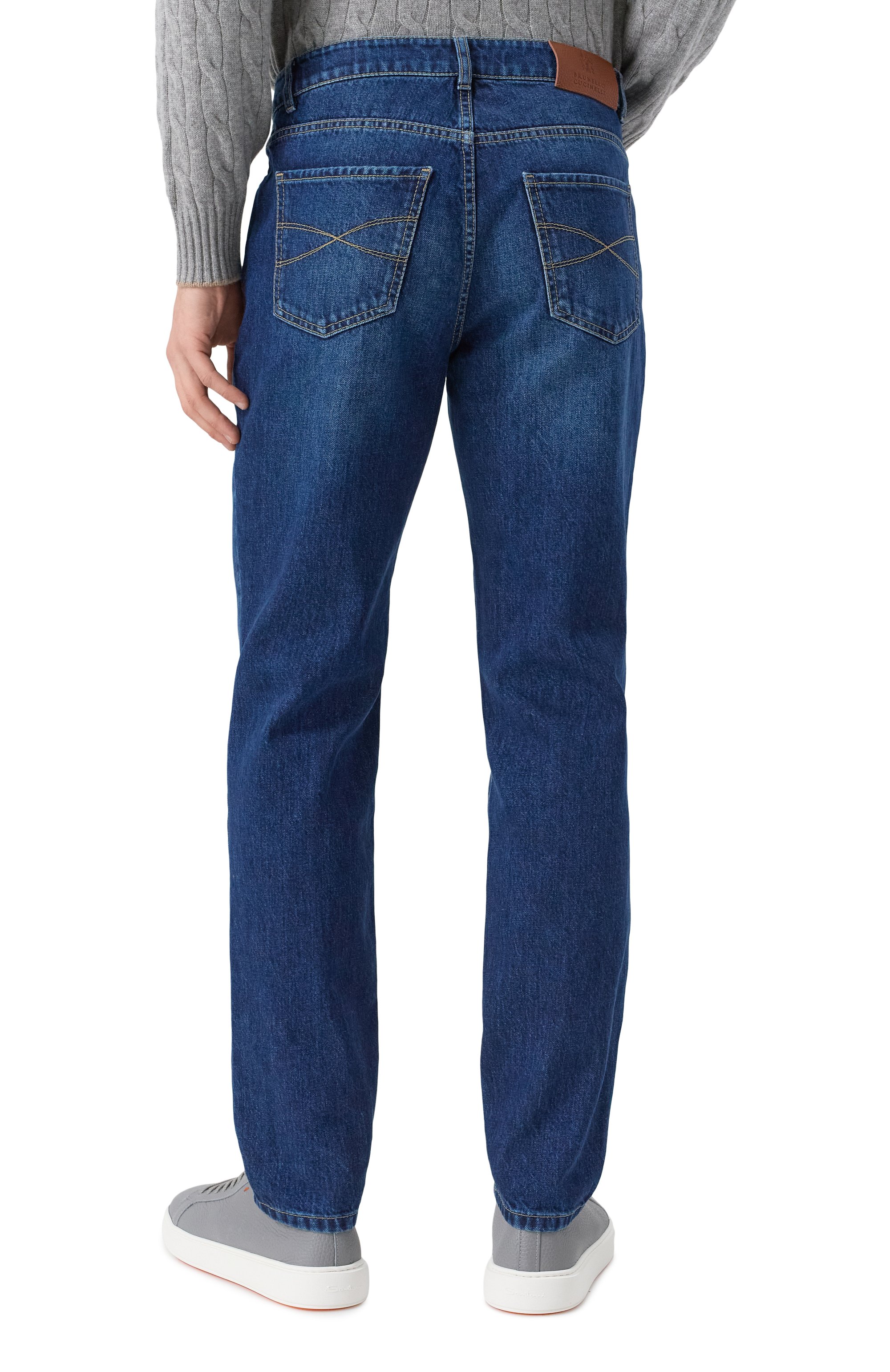 Джинсы traditional fit BRUNELLO CUCINELLI, арт. M241PD3210, фото 4