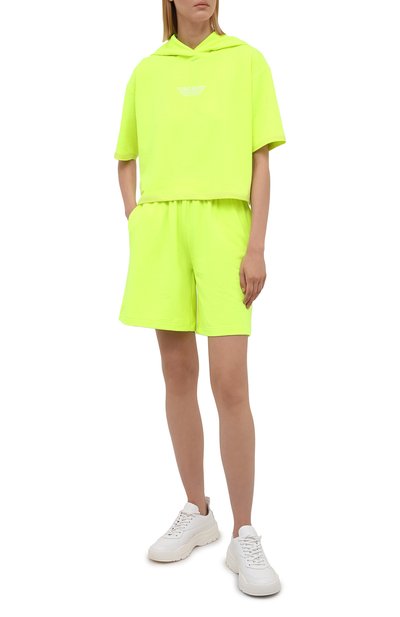 Женский хлопковый костюм SEVEN LAB, арт. HTS-D neon yellow
