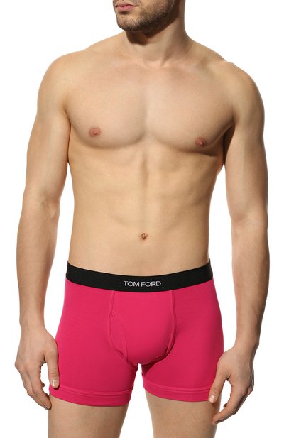 Хлопковые боксеры TOM FORD фуксия цвета по цене 11200 руб., арт. T4LC30040, фото 2 Хлопковые боксеры TOM FORD, арт. T4LC30040, фото 2