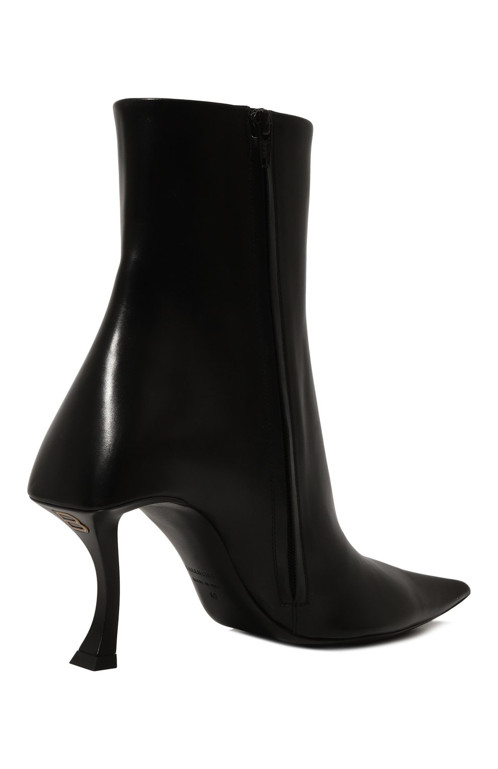 Кожаные ботильоны hourglass 100 BALENCIAGA, арт. 742404/WBET1, фото 5