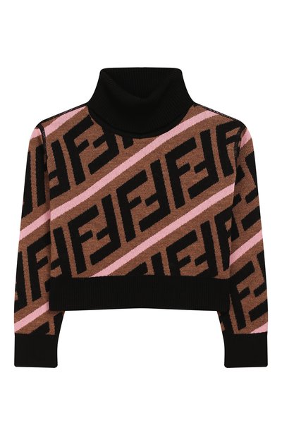 Укороченный свитер из шерсти FENDI, арт. JFG051/A8L7/3A-5A, фото 1