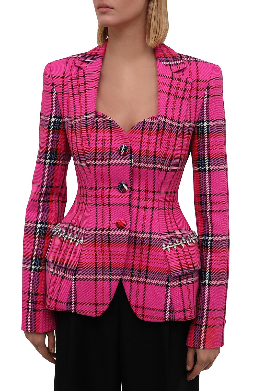 Жакет из хлопка и шерсти AREA, арт. 2103J04082, фото 3