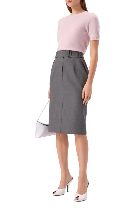 Кашемировый пуловер Blumarine 2M668A Розовый  2M668A Фото 2