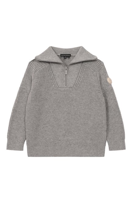 Свитер из хлопка и шерсти EMPORIO ARMANI, арт. EB000650/AF17342