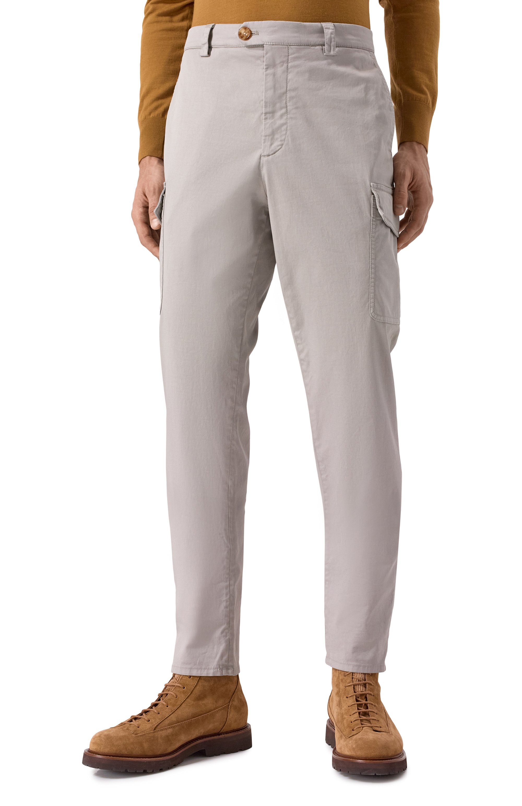 Хлопковые брюки-карго BRUNELLO CUCINELLI, арт. M289LE1890, фото 3