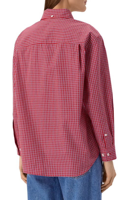 Хлопковая рубашка Dunst UDSH6A115R2 Красный  UDSH6A115R2 Фото 4
