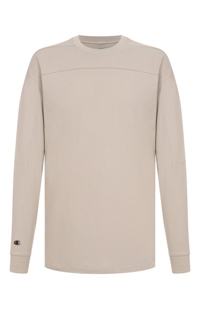 Мужская хлопковый лонгслив rick owens x champion RICK OWENS, арт. CM01E1672/CHJG