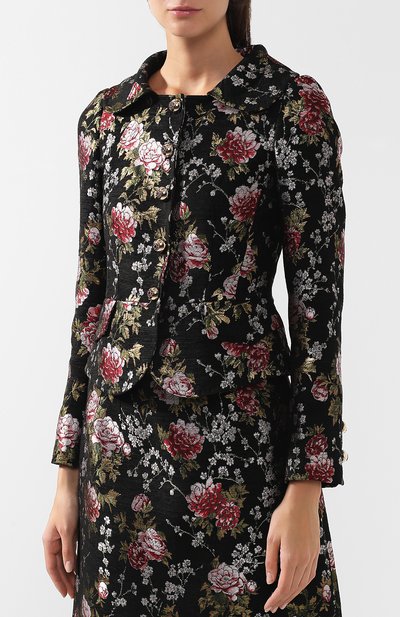 Приталенный жакет с вышитым принтом DOLCE & GABBANA, арт. F28JSZ/FJM9I, фото 3