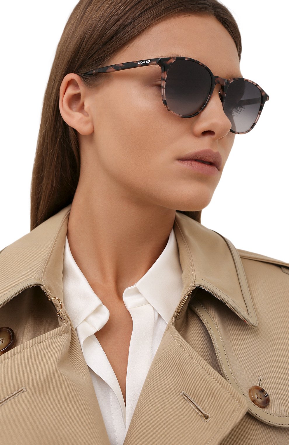 Солнцезащитные очки MONCLER, арт. ML 0189 55B 52 с/з очки, фото 2