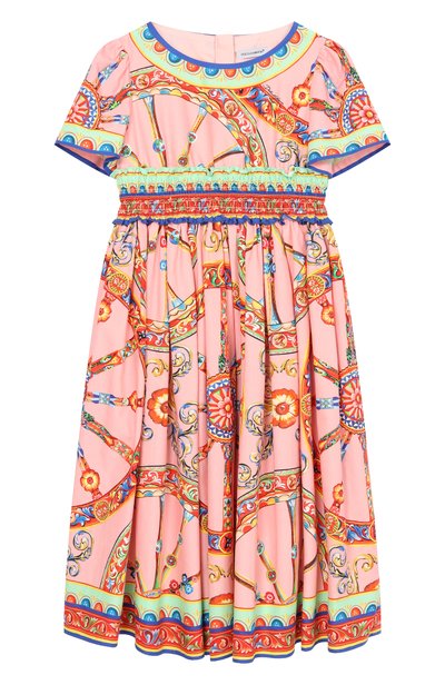 Хлопковое платье DOLCE & GABBANA, арт. L53DU2/FI501