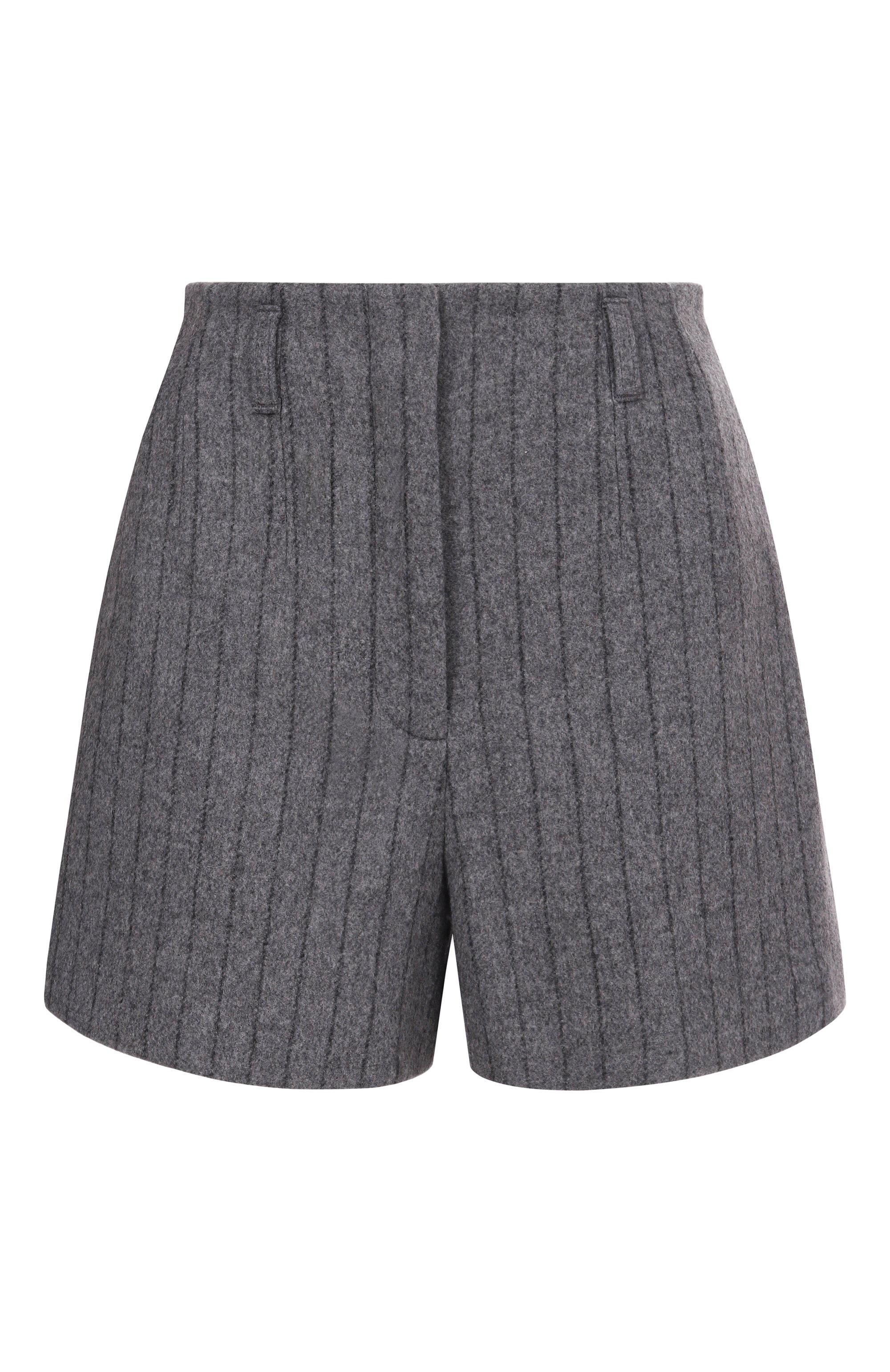 Шерстяные шорты IRO серого цвета по цене 49450 руб., арт. WM30NIRIA, фото 1 Шерстяные шорты IRO, арт. WM30NIRIA, фото 1