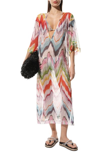 Туника MISSONI разноцветного цвета по цене 99500 руб., арт. MC22SQ01/BR00H1, фото 2 Туника MISSONI, арт. MC22SQ01/BR00H1, фото 2