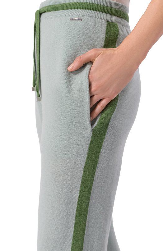 Кашемировые брюки Kiton D61742 Голубой  D61742 Фото 5