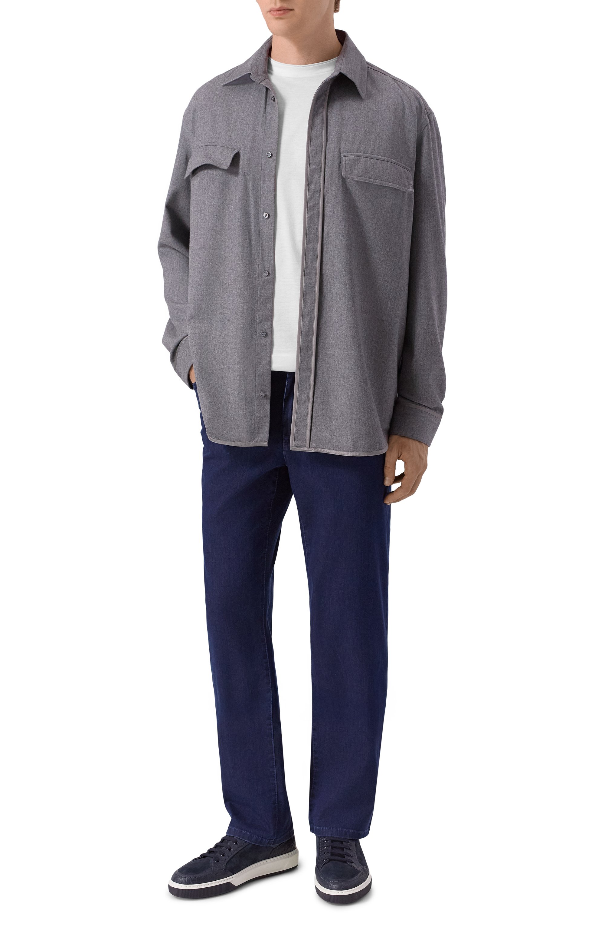 Кожаные кеды ZILLI, арт. H0140AM1121VZBA03, фото 2