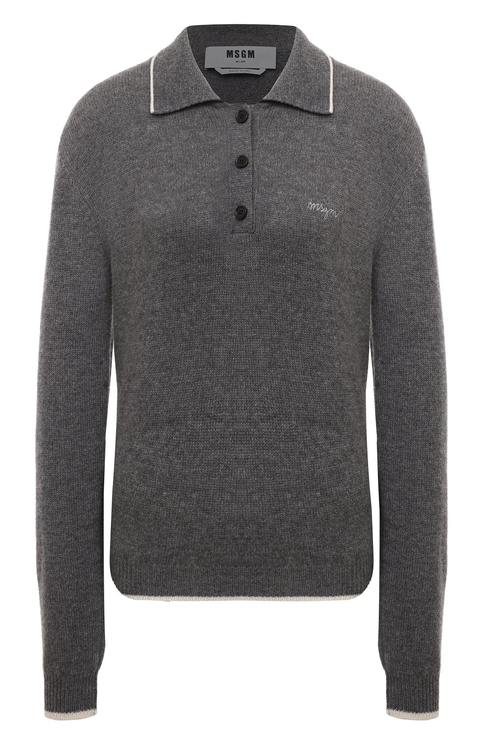 Поло из шерсти и кашемира MSGM, арт. 3741MDM219/247790, фото 1