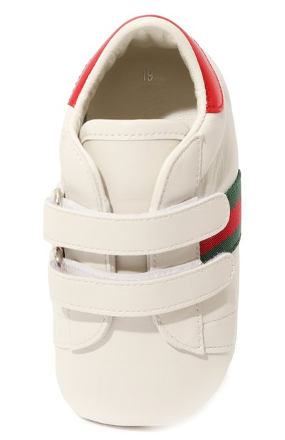 Кожаные пинетки GUCCI, арт. 500852 BKPT0, фото 4