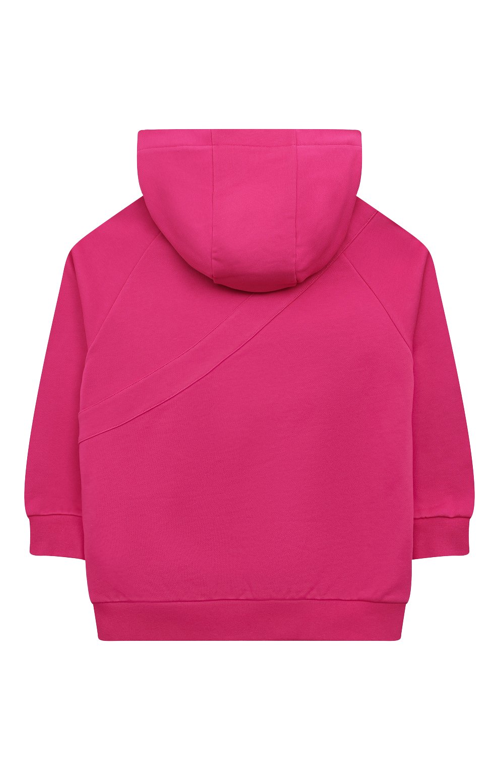 Хлопковое худи FENDI фуксия цвета по цене 46500 руб., арт. JUH062/5V0/4-6, фото 2 Хлопковое худи FENDI, арт. JUH062/5V0/4-6, фото 2