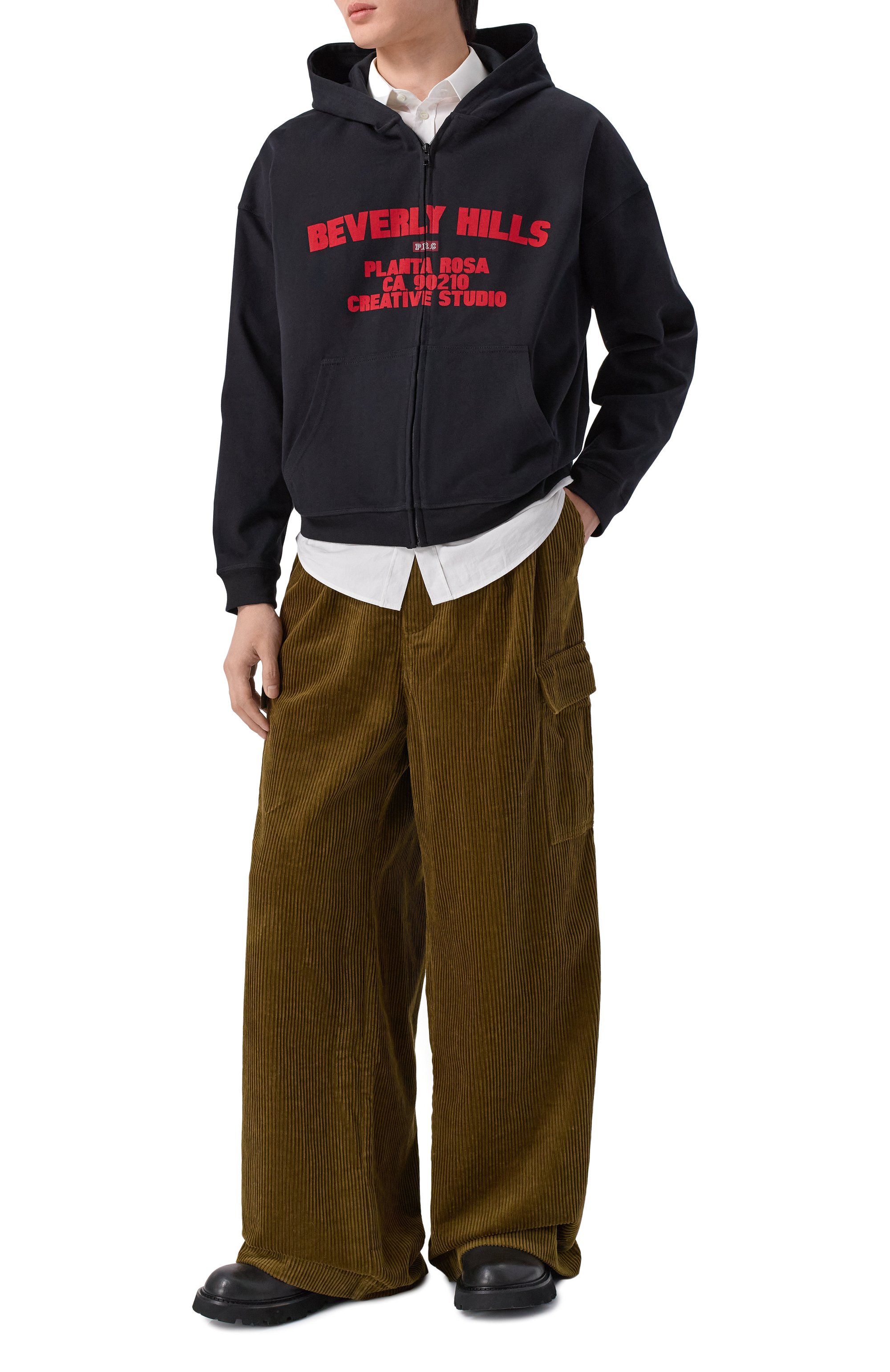 Хлопковая толстовка PLANTA ROSA, арт. PR/HZ013/CLARITY/350VELVET, фото 2