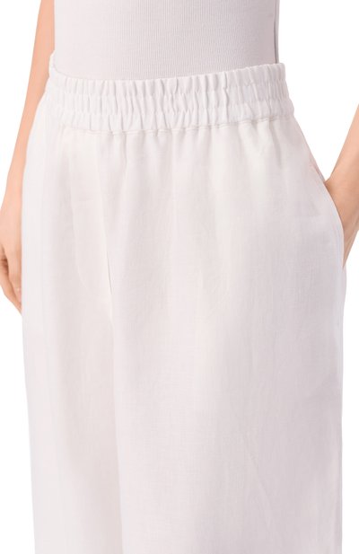 Льняные брюки WEEKEND MAX MARA, арт. WKDFELIN0, фото 5