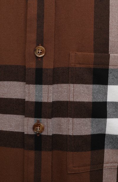 Хлопковая рубашка BURBERRY, арт. 8048675, фото 5