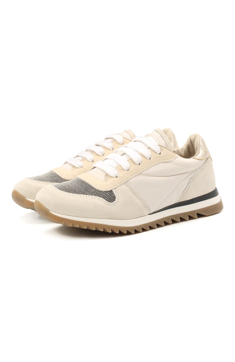 Кожаные кроссовки BRUNELLO CUCINELLI, арт. BZS0FZG006, фото 1