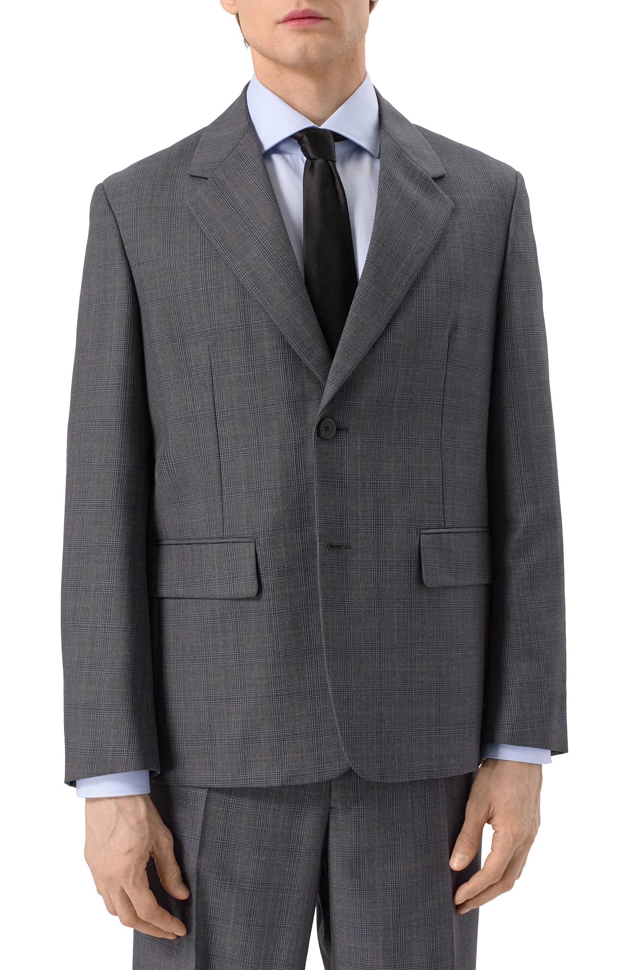 Шерстяной пиджак PRADA, арт. UGM169-10EA-F0480-221, фото 5