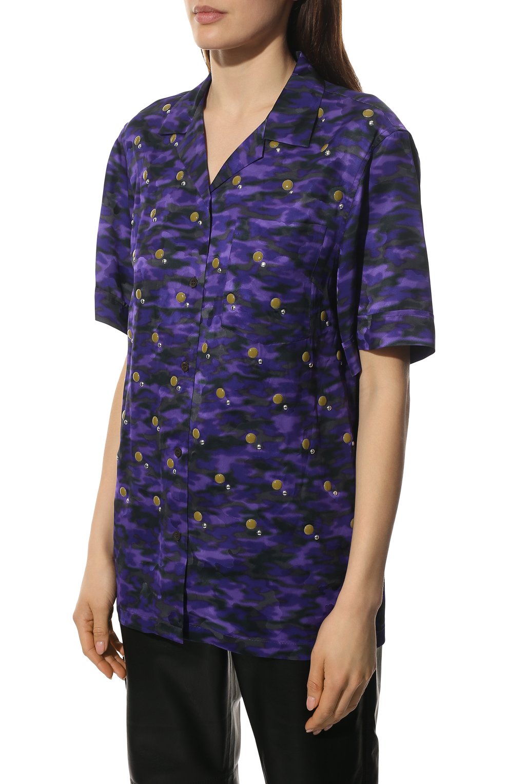Рубашка из вискозы DRIES VAN NOTEN, арт. 221-030779-4043, фото 3