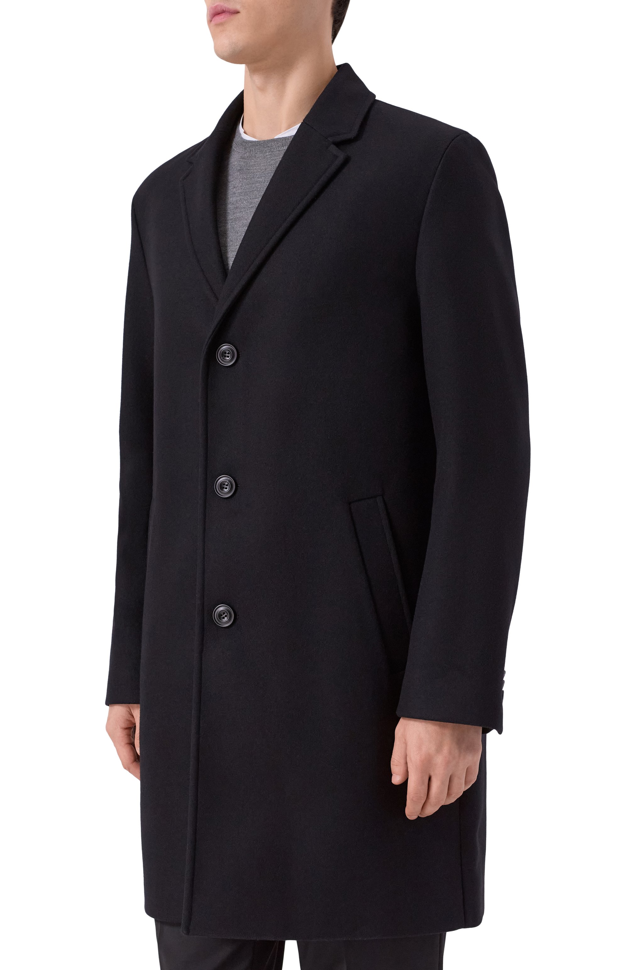 Шерстяное пальто HUGO, арт. 50546529, фото 3