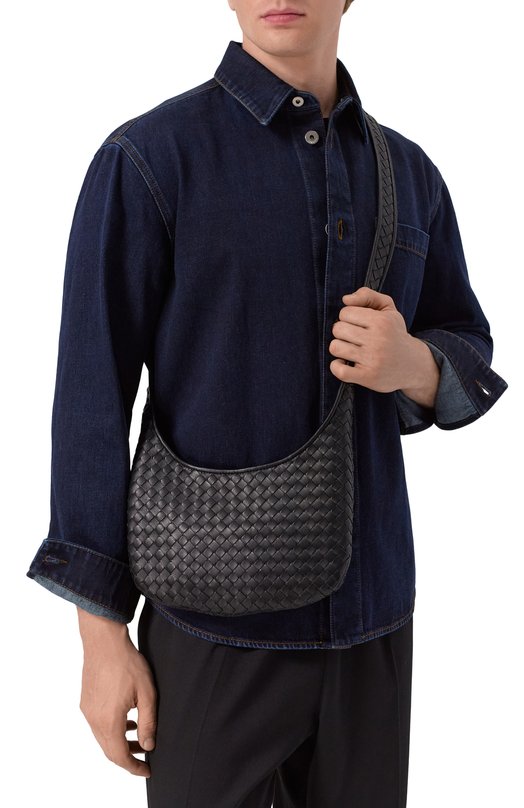Сумка Veneto small Bottega Veneta 836918/V5RI1 Чёрный  836918/V5RI1 Фото 2
