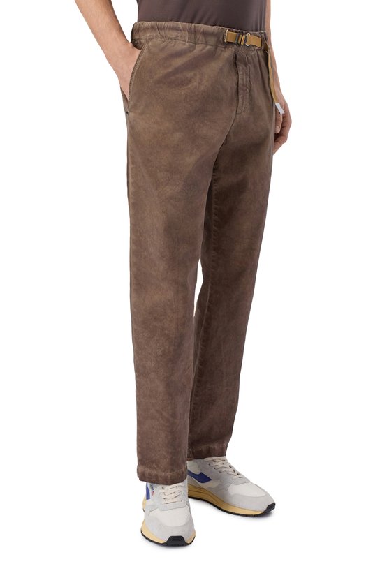 Хлопковые брюки White Sand 26SU66/38-BF Коричневый  26SU66/38-BF Фото 3