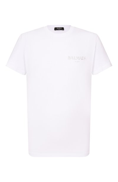 Мужская хлопковая футболка BALMAIN, арт. FH1EF000/GD84