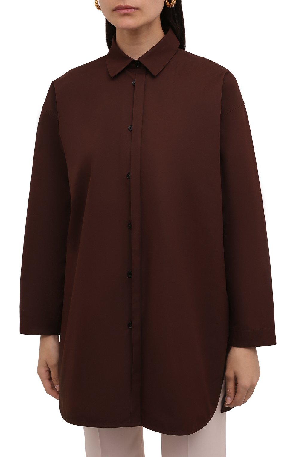 Хлопковая рубашка JIL SANDER, арт. JSCT603105-WT244200, фото 3