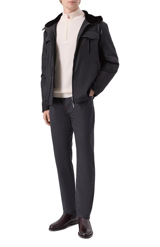 Шелковая куртка MVST M25.1PM.0003/ZEGNA SILKY Чёрный  M25.1PM.0003/ZEGNA SILKY Фото 2