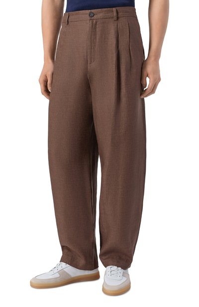 Льняные брюки 12 STOREEZ, арт. 138090, фото 3