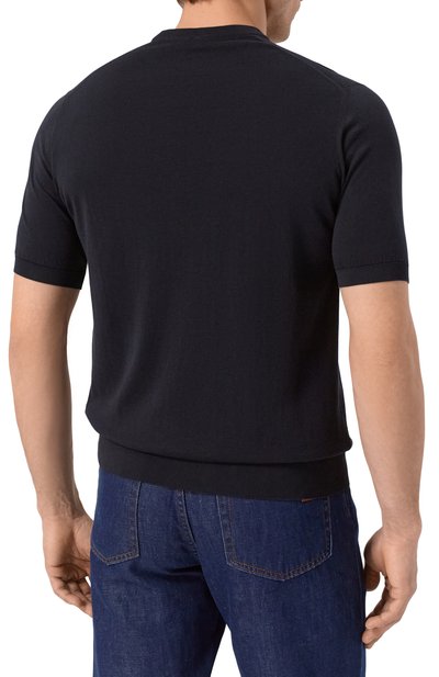 Хлопковый джемпер FEDELI, арт. MU0D8014/GIZA LIGHT DUSTY, фото 4