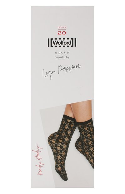 Женские носки logo passion WOLFORD, арт. 48039